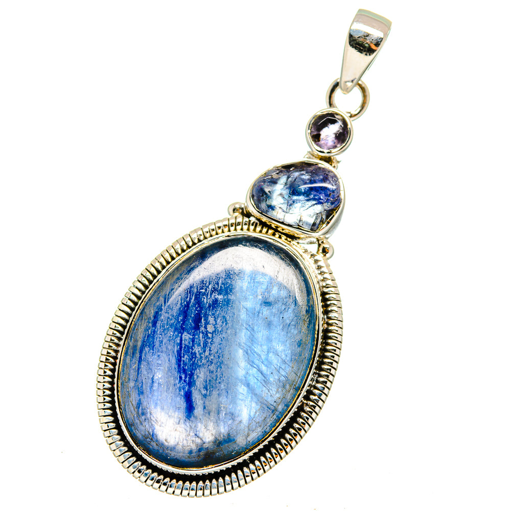 Kyanite Pendants handcrafted by Ana Silver Co - PD12966