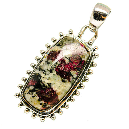 Russian Eudialyte Pendants handcrafted by Ana Silver Co - PD12970