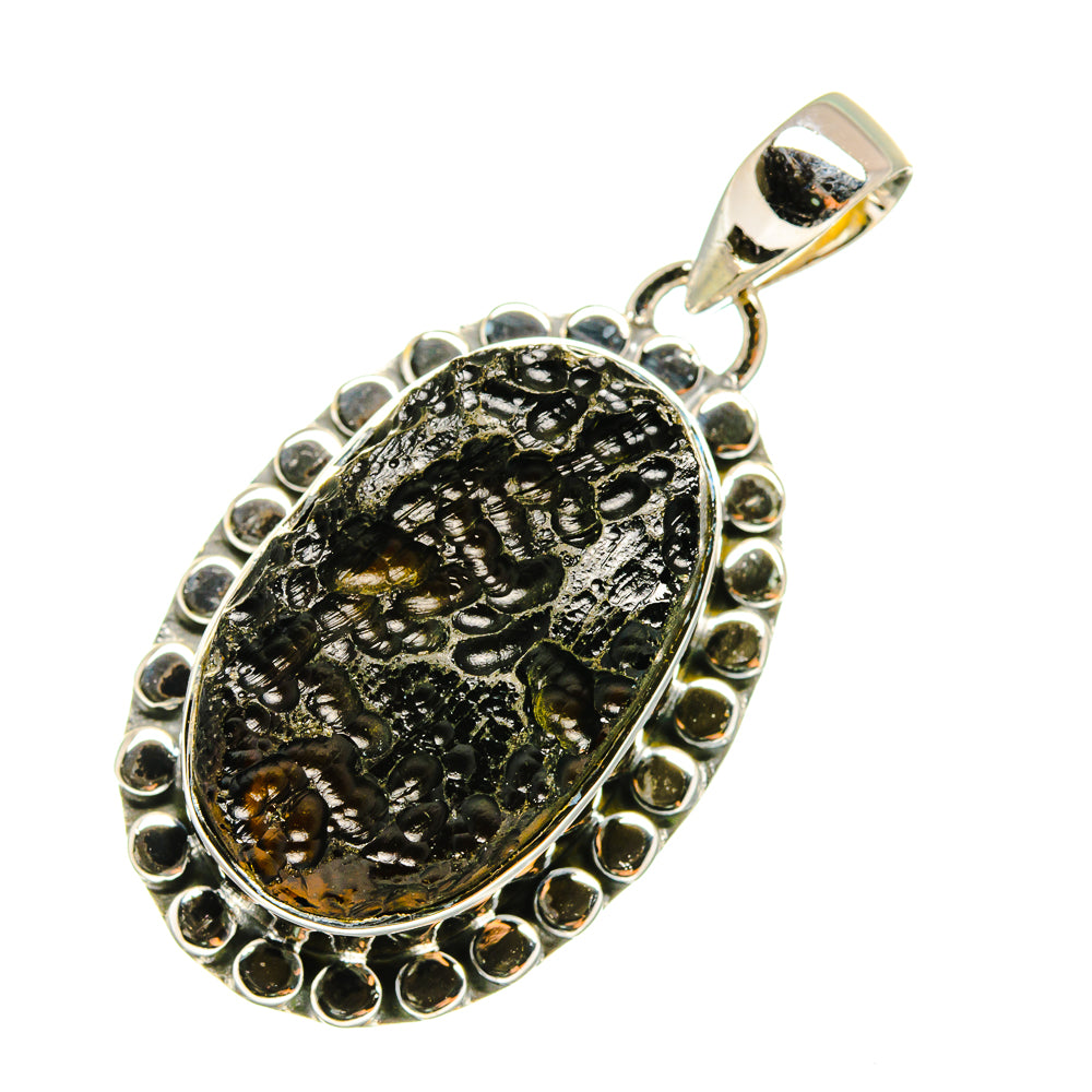 Tektite Pendants handcrafted by Ana Silver Co - PD12985
