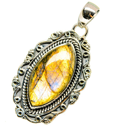 Labradorite Pendants handcrafted by Ana Silver Co - PD12989