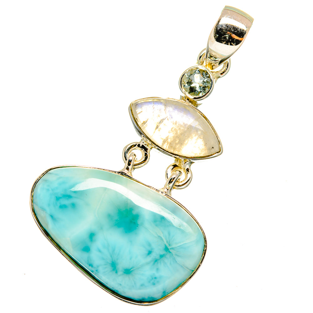 Larimar Pendants handcrafted by Ana Silver Co - PD12991
