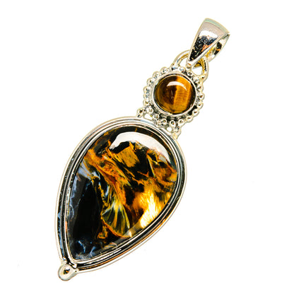 Pietersite Pendants handcrafted by Ana Silver Co - PD12993
