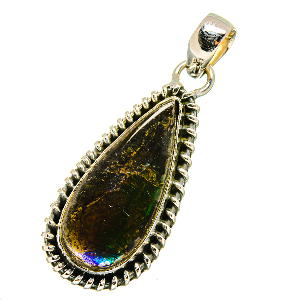 Ammolite Pendants handcrafted by Ana Silver Co - PD12994