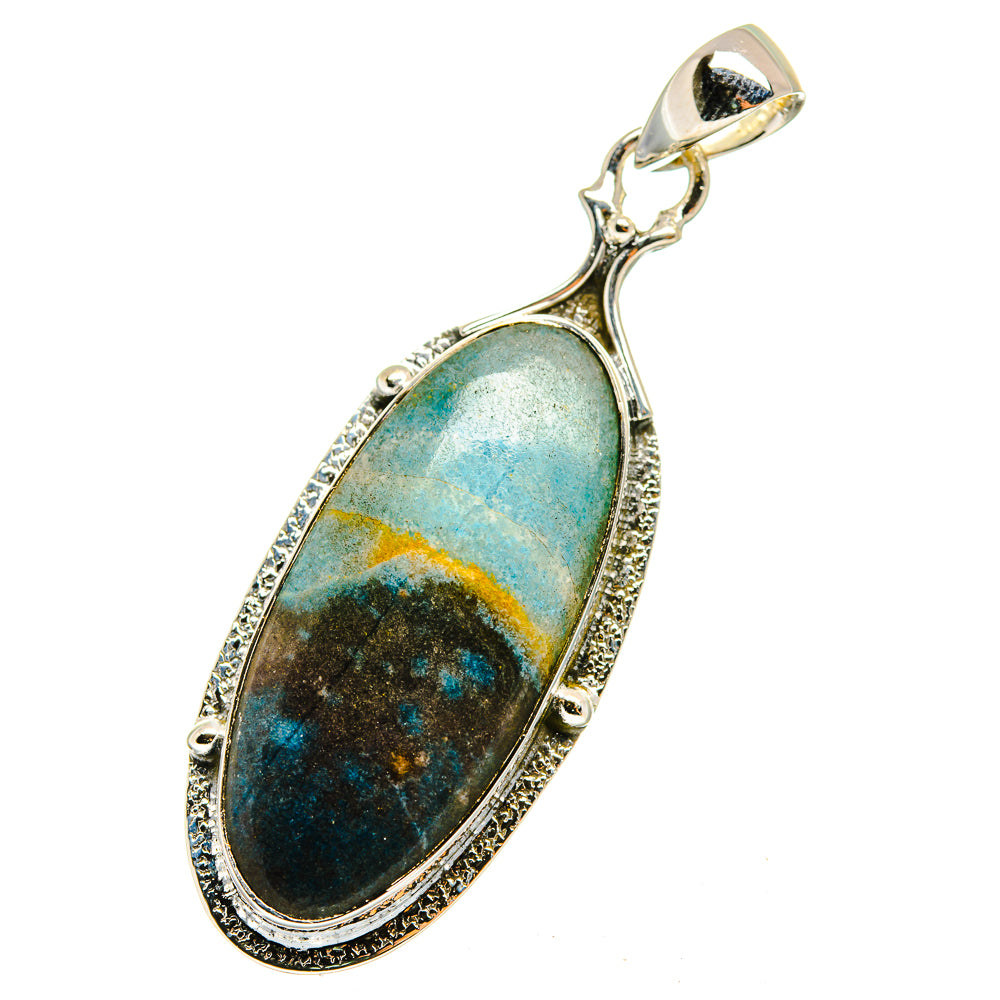 Blue Scheelite Pendants handcrafted by Ana Silver Co - PD13005