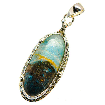 Blue Scheelite Pendants handcrafted by Ana Silver Co - PD13005