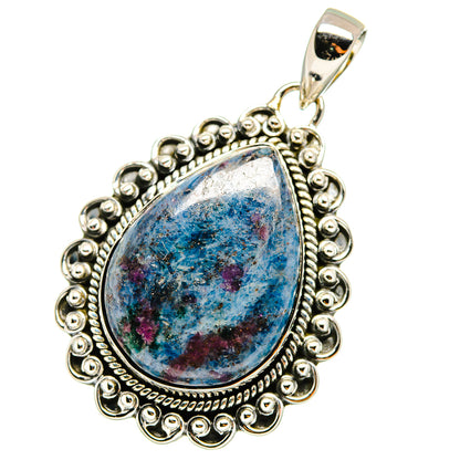 Ruby Fuchsite Pendants handcrafted by Ana Silver Co - PD13037