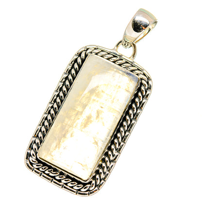 Rainbow Moonstone Pendants handcrafted by Ana Silver Co - PD13041