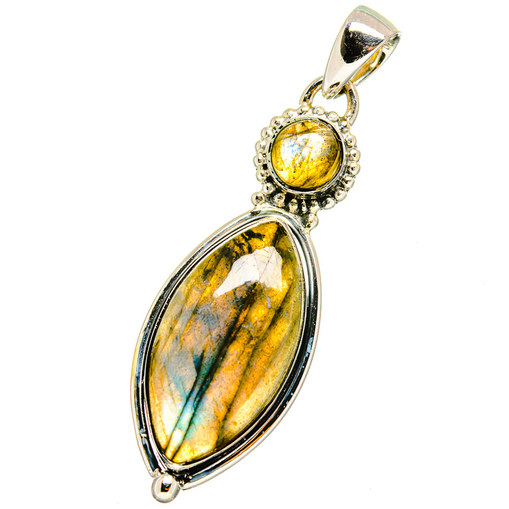 Labradorite Pendants handcrafted by Ana Silver Co - PD13052