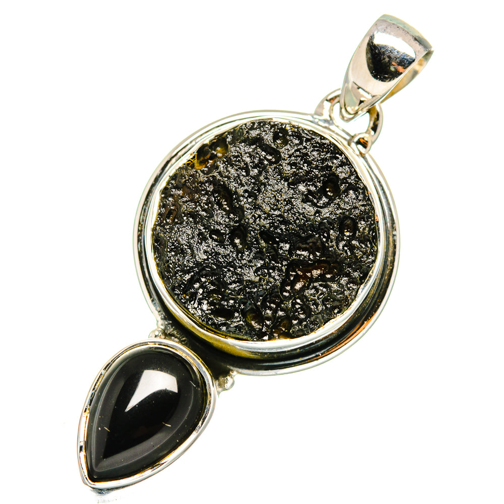 Tektite Pendants handcrafted by Ana Silver Co - PD13062