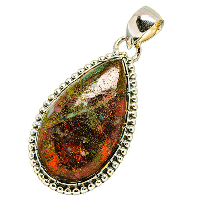 Russian Eudialyte Pendants handcrafted by Ana Silver Co - PD13077