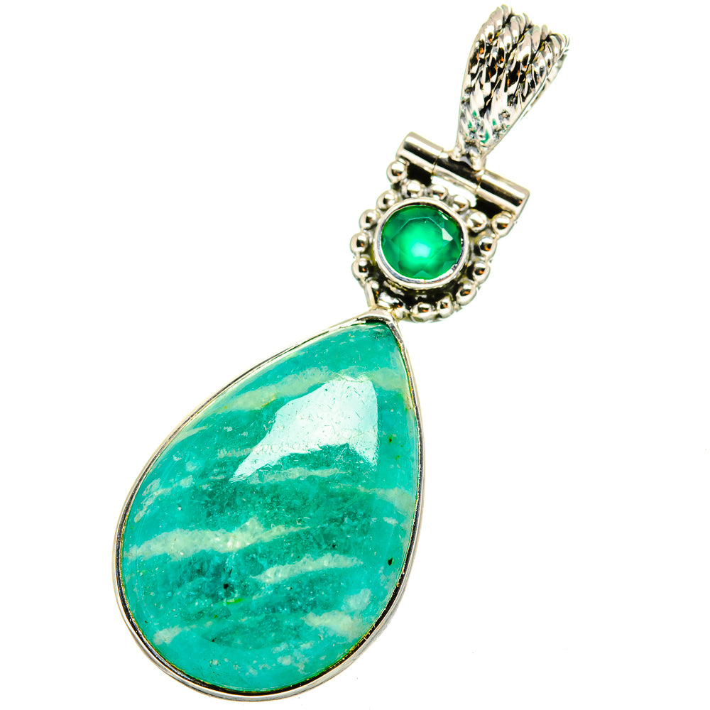 Amazonite Pendants handcrafted by Ana Silver Co - PD13095