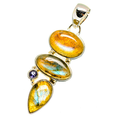Labradorite Pendants handcrafted by Ana Silver Co - PD13096