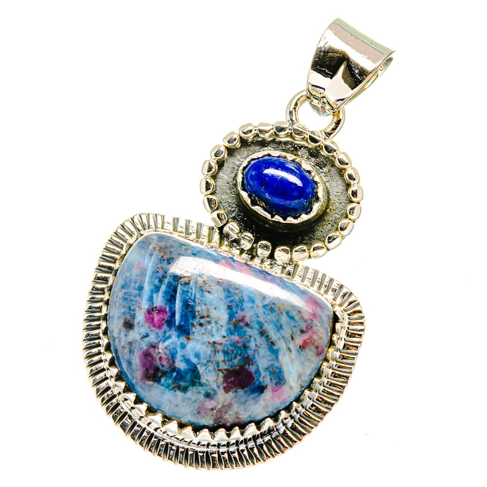 Ruby Fuchsite Pendants handcrafted by Ana Silver Co - PD13110