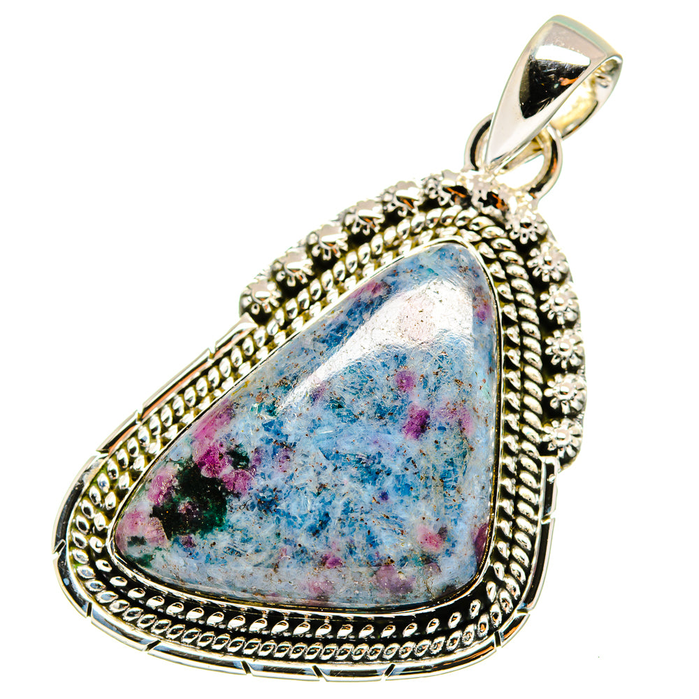 Ruby Fuchsite Pendants handcrafted by Ana Silver Co - PD13114