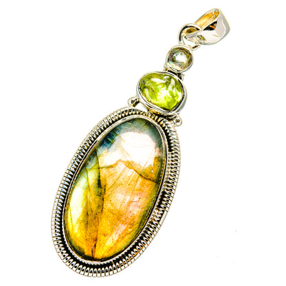 Labradorite Pendants handcrafted by Ana Silver Co - PD13118