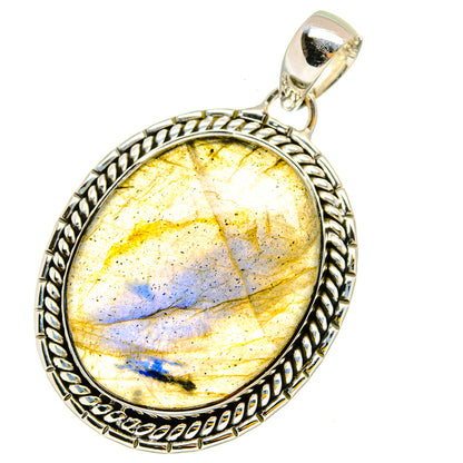 Labradorite Pendants handcrafted by Ana Silver Co - PD13126