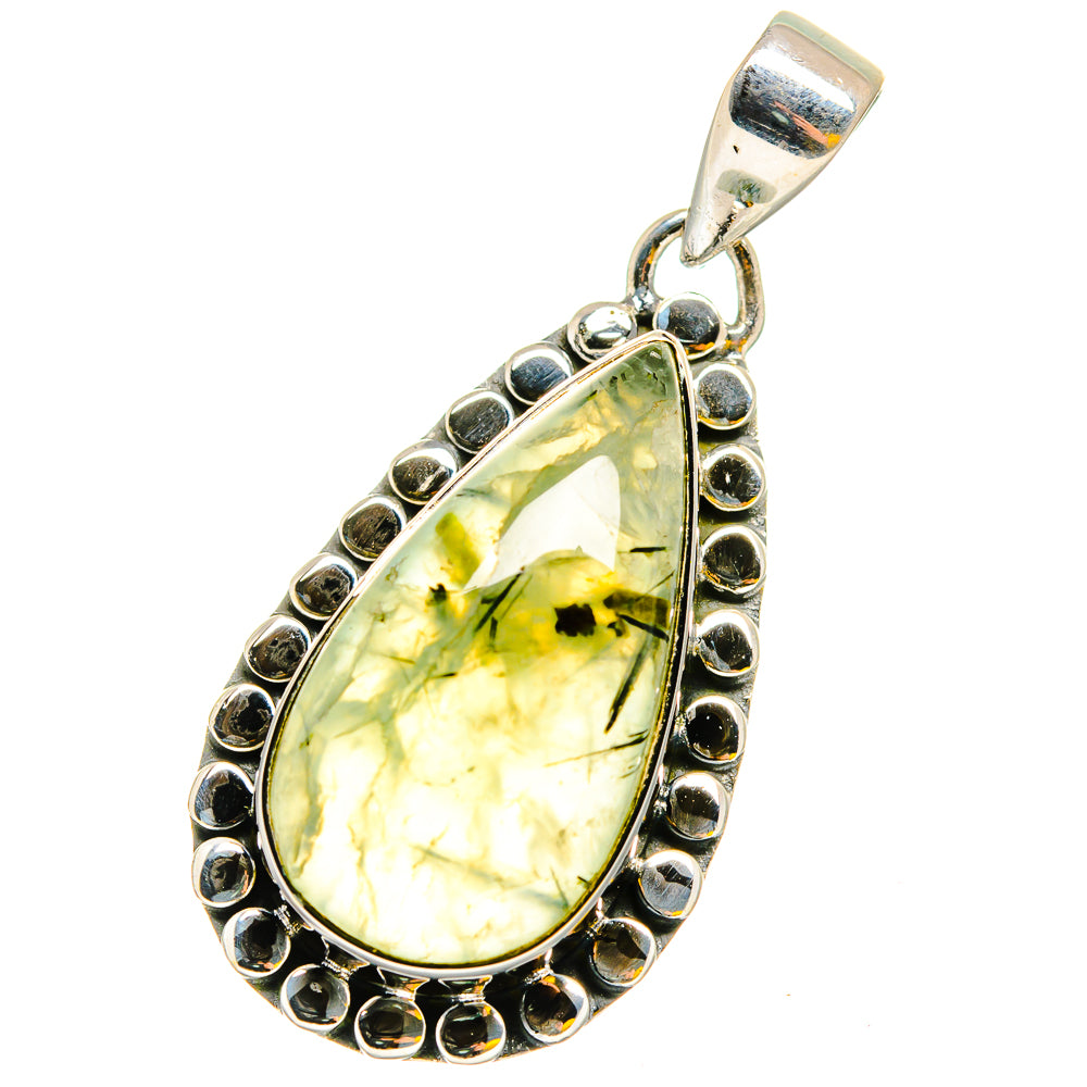 Prehnite Pendants handcrafted by Ana Silver Co - PD13132
