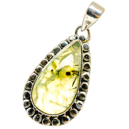 Prehnite Pendants handcrafted by Ana Silver Co - PD13132