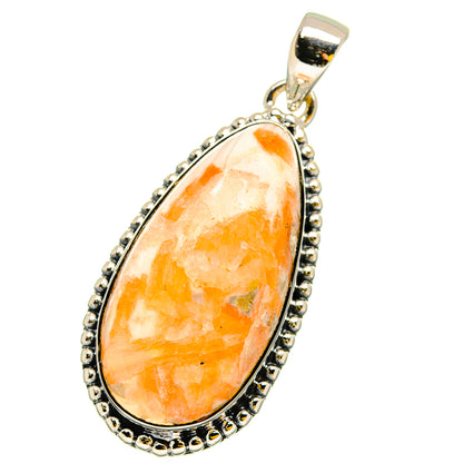 Scolecite Pendants handcrafted by Ana Silver Co - PD13137