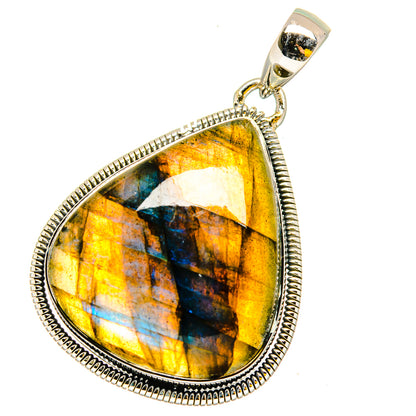 Labradorite Pendants handcrafted by Ana Silver Co - PD13141