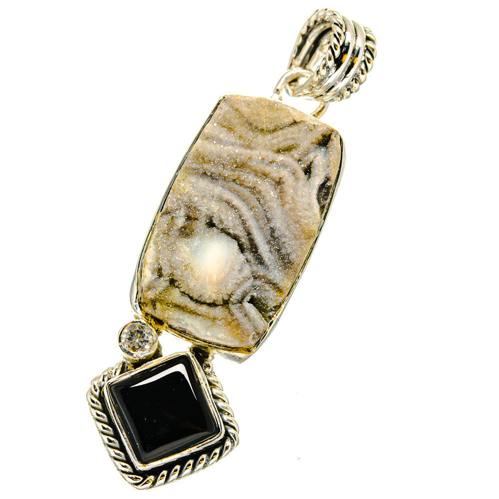 Desert Druzy Pendants handcrafted by Ana Silver Co - PD13143