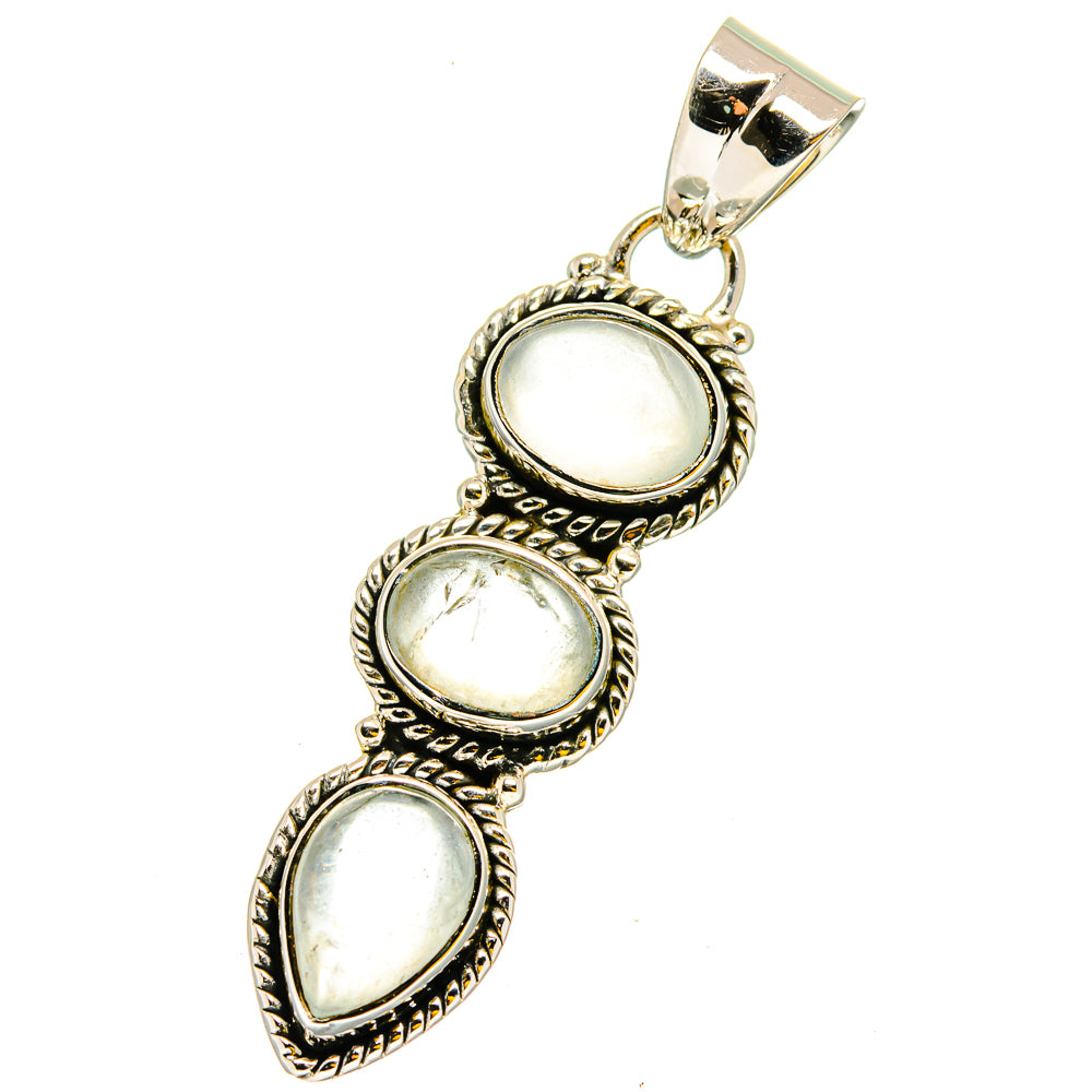 Aquamarine Pendants handcrafted by Ana Silver Co - PD13146