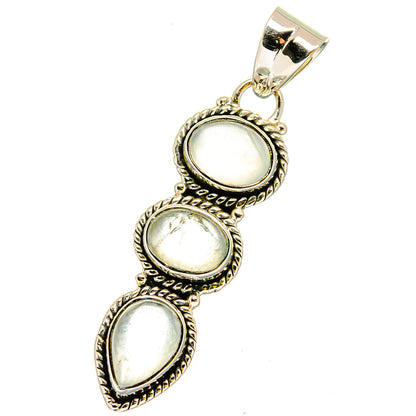 Aquamarine Pendants handcrafted by Ana Silver Co - PD13146
