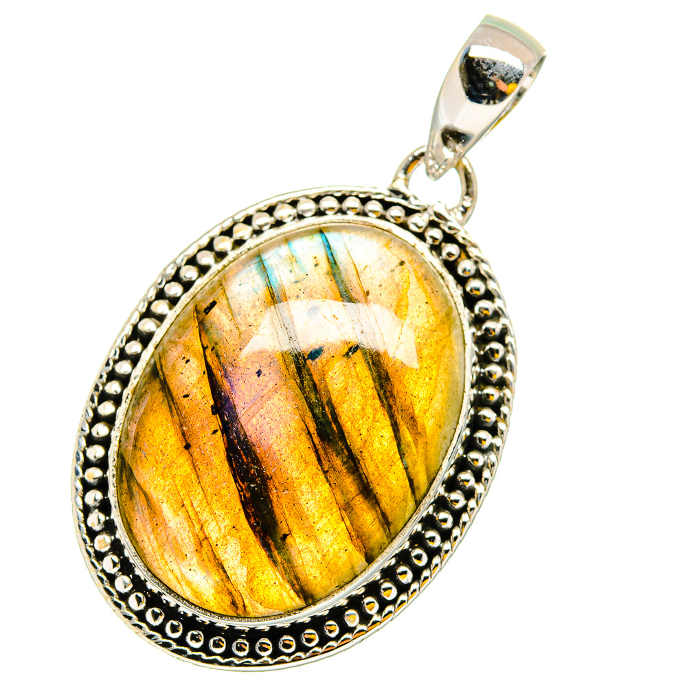 Labradorite Pendants handcrafted by Ana Silver Co - PD13157