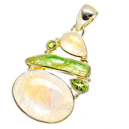 Rainbow Moonstone Pendants handcrafted by Ana Silver Co - PD13160