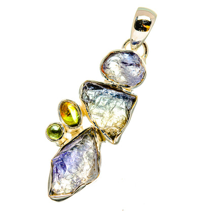 Tanzanite Pendants handcrafted by Ana Silver Co - PD13168