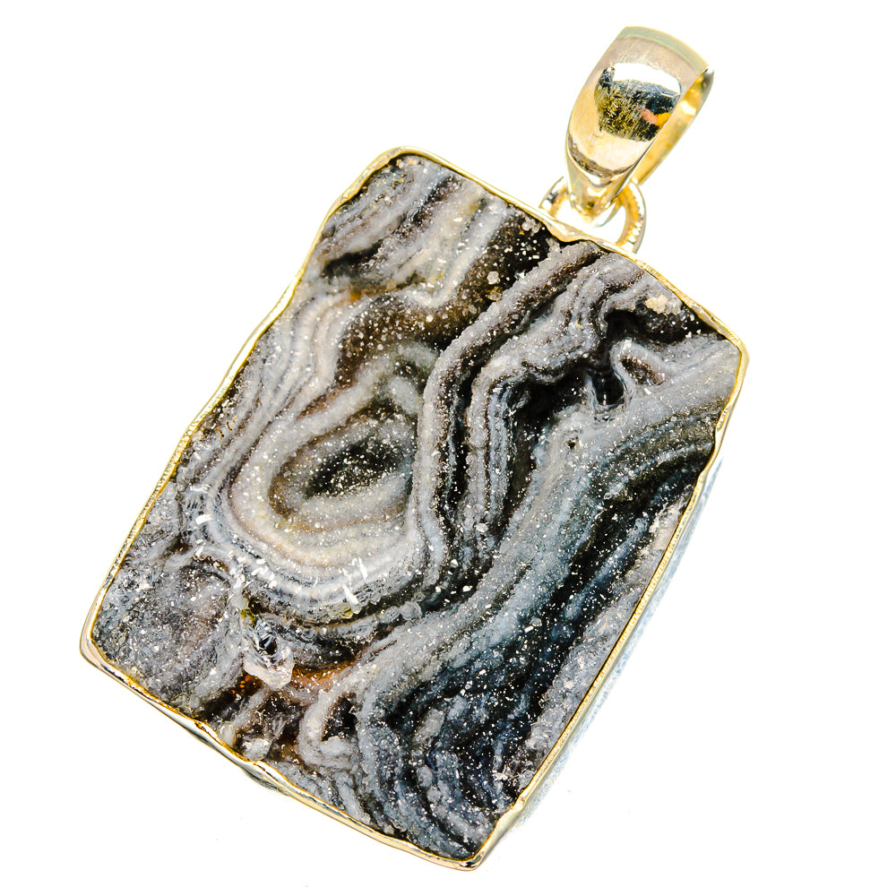 Desert Druzy Pendants handcrafted by Ana Silver Co - PD13177