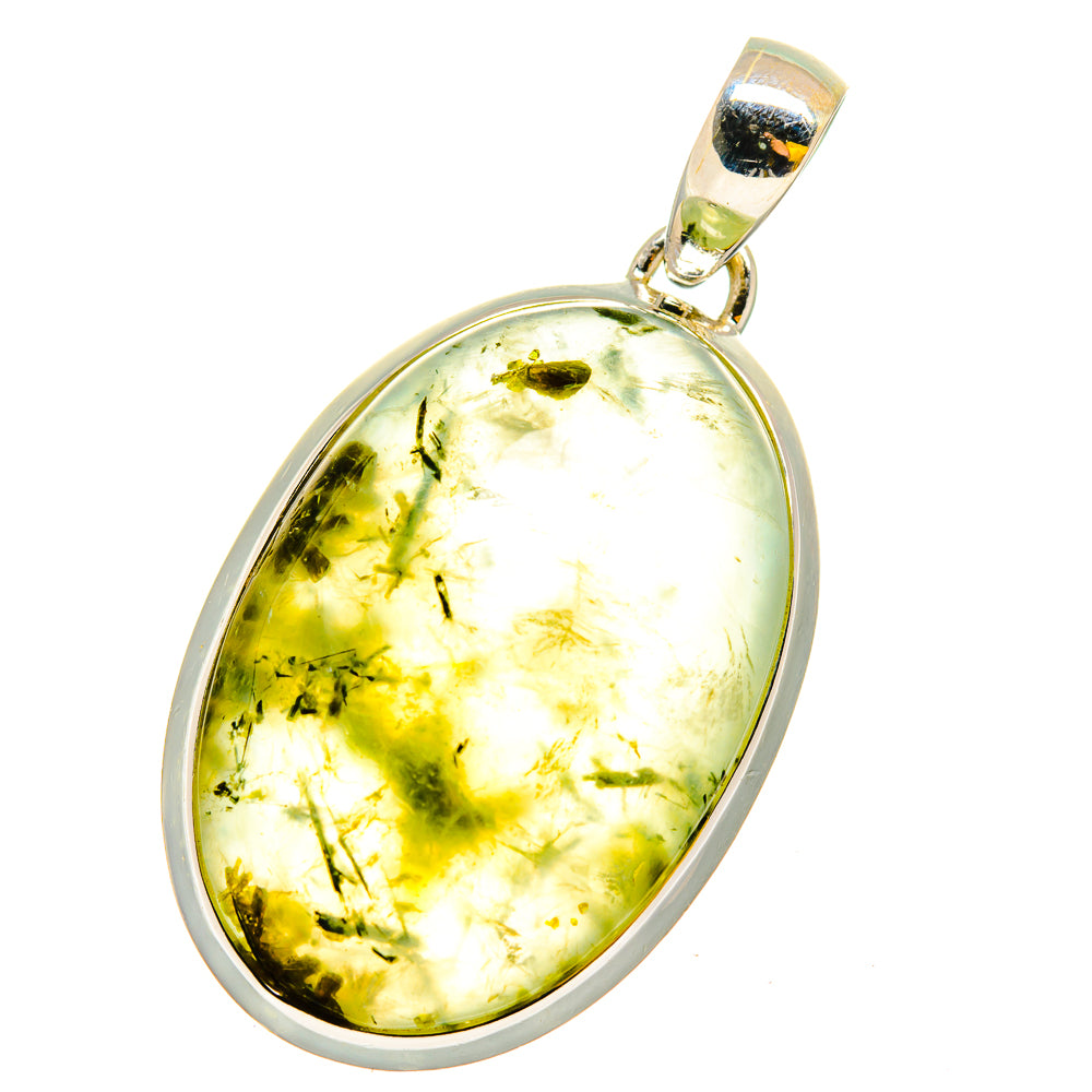 Prehnite Pendants handcrafted by Ana Silver Co - PD13178