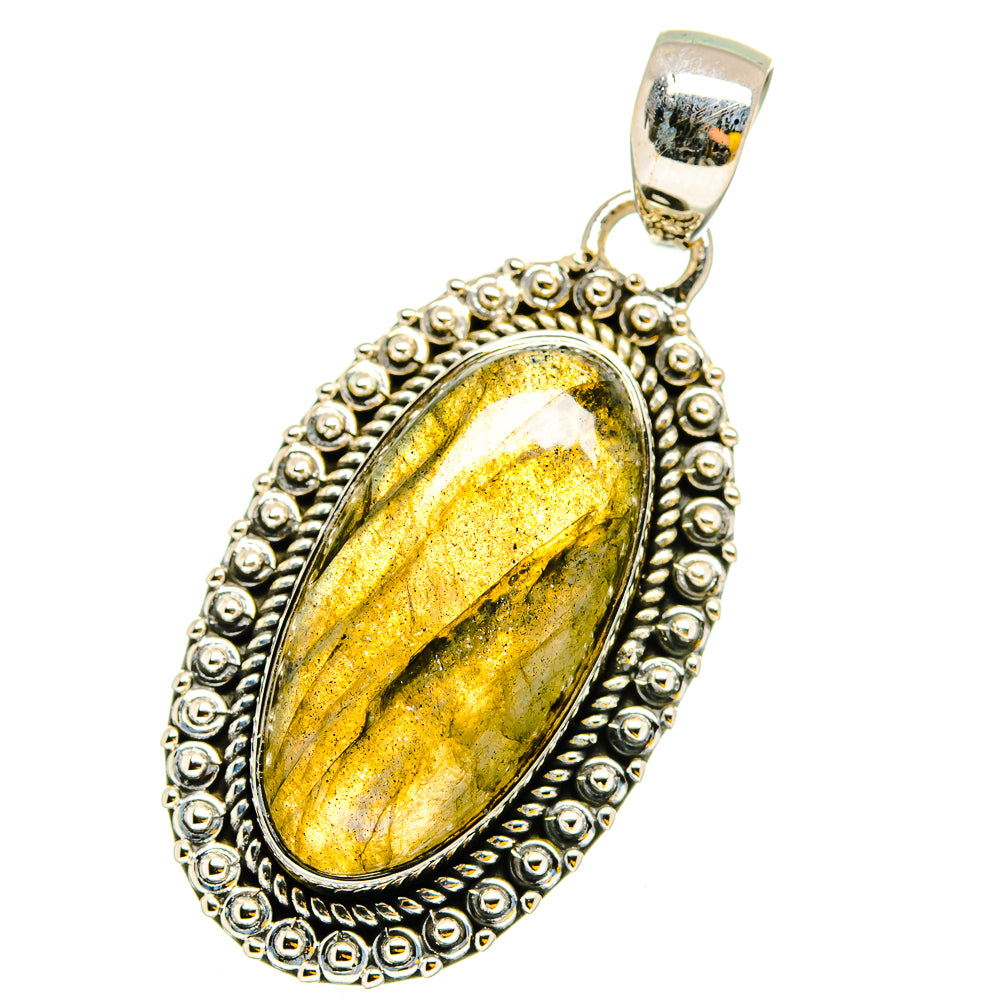 Labradorite Pendants handcrafted by Ana Silver Co - PD13180