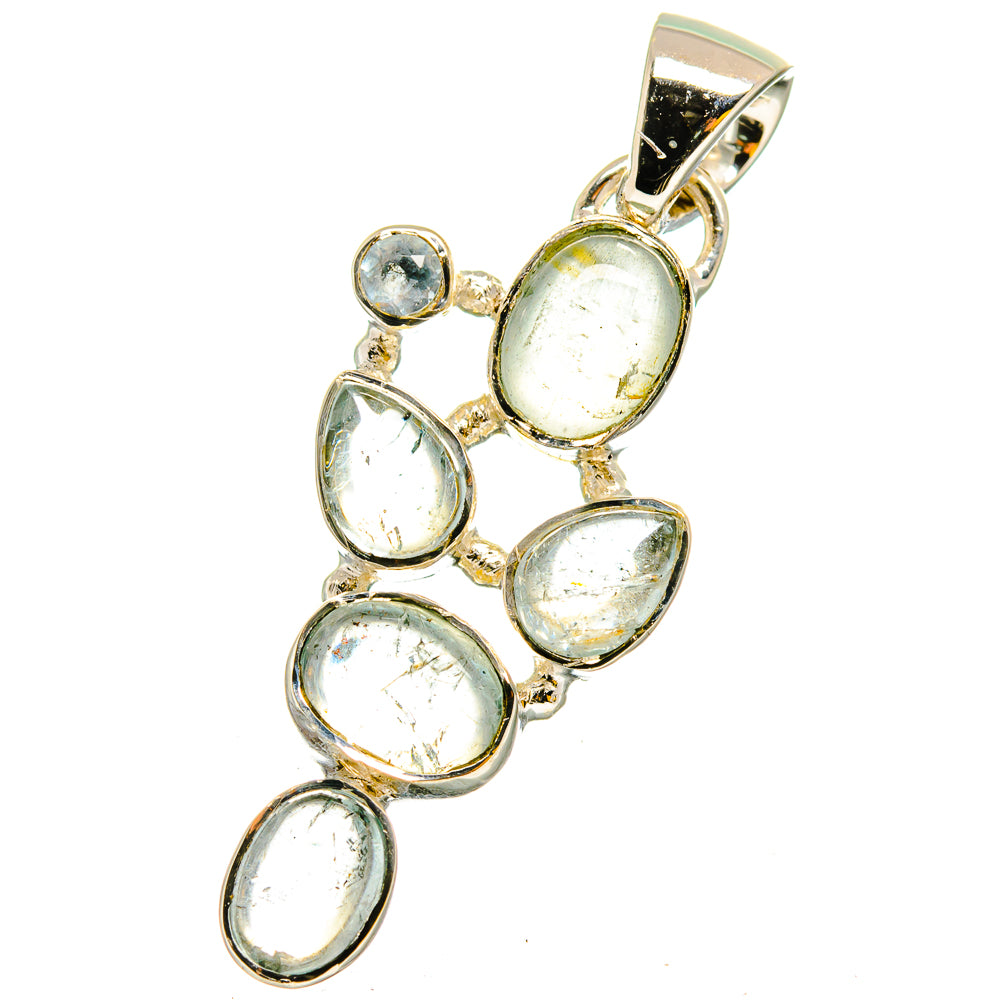 Aquamarine Pendants handcrafted by Ana Silver Co - PD13184