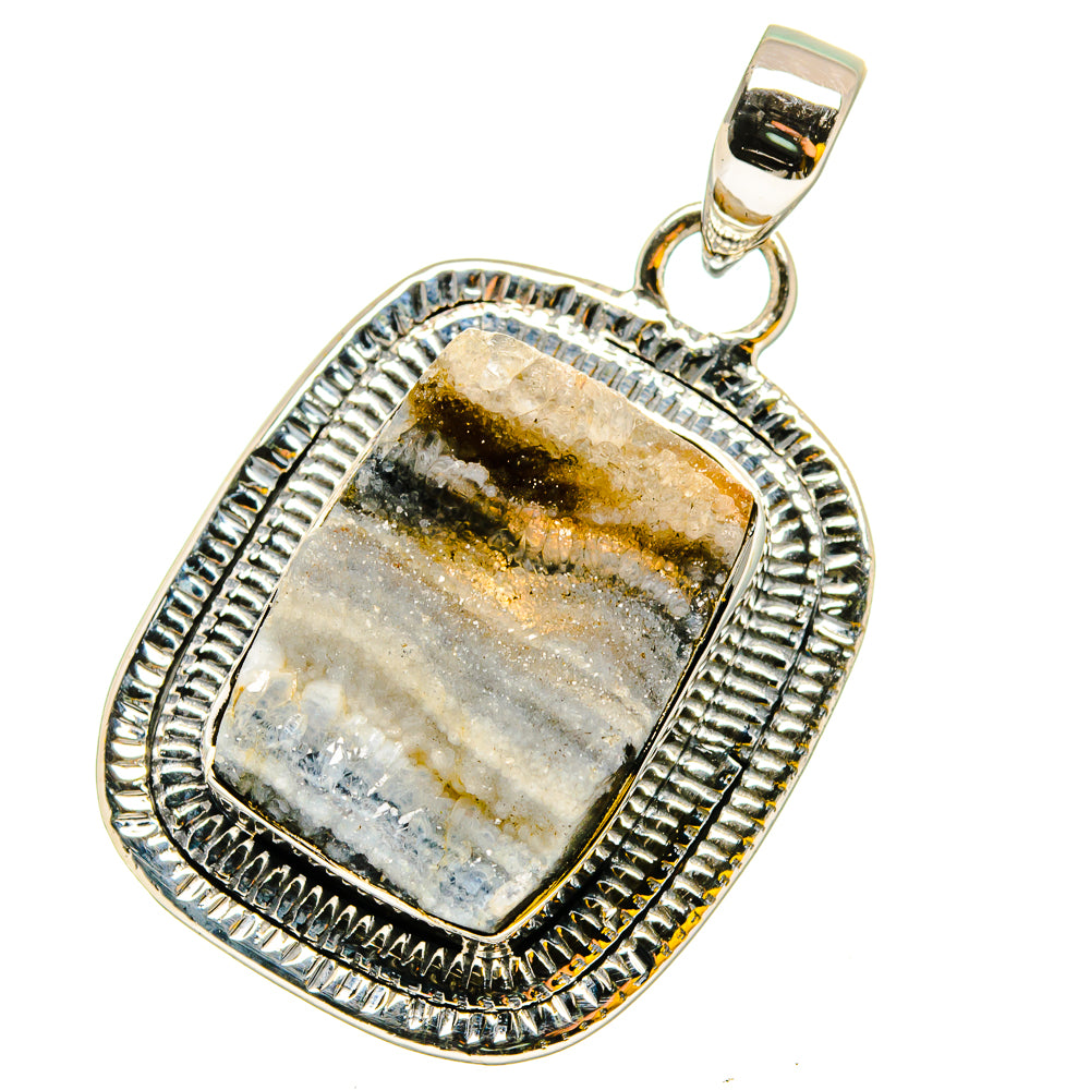 Desert Druzy Pendants handcrafted by Ana Silver Co - PD13194