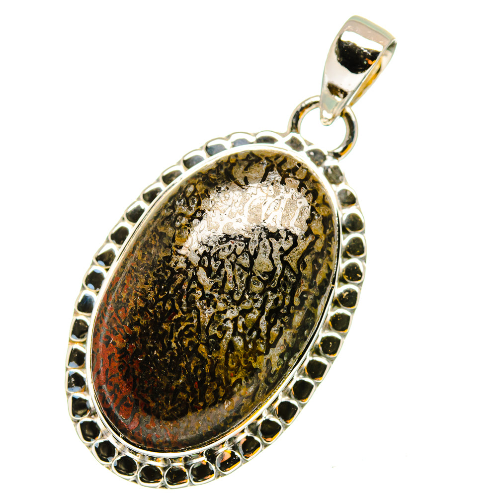 Dinosaur Bone Pendants handcrafted by Ana Silver Co - PD13199