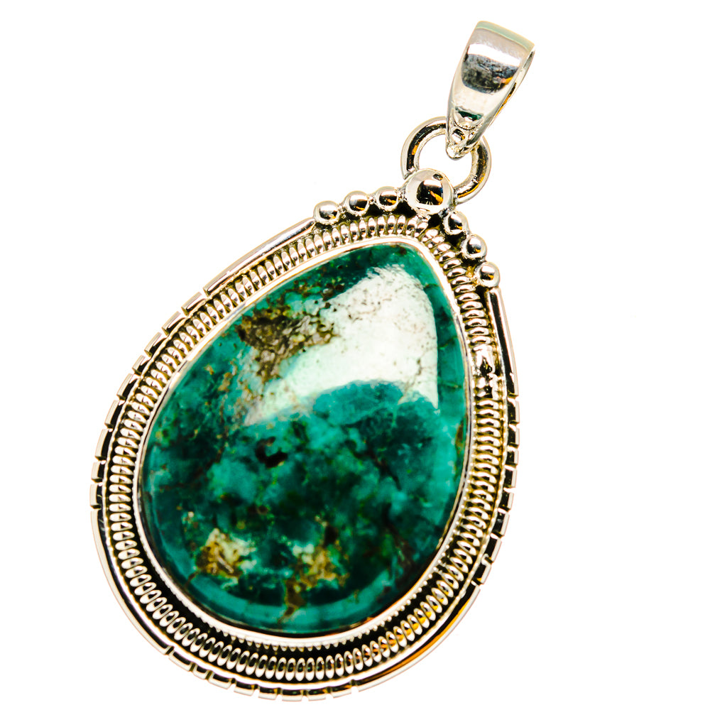 Chrysocolla Pendants handcrafted by Ana Silver Co - PD13201