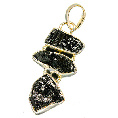 Black Tourmaline Pendants handcrafted by Ana Silver Co - PD13207