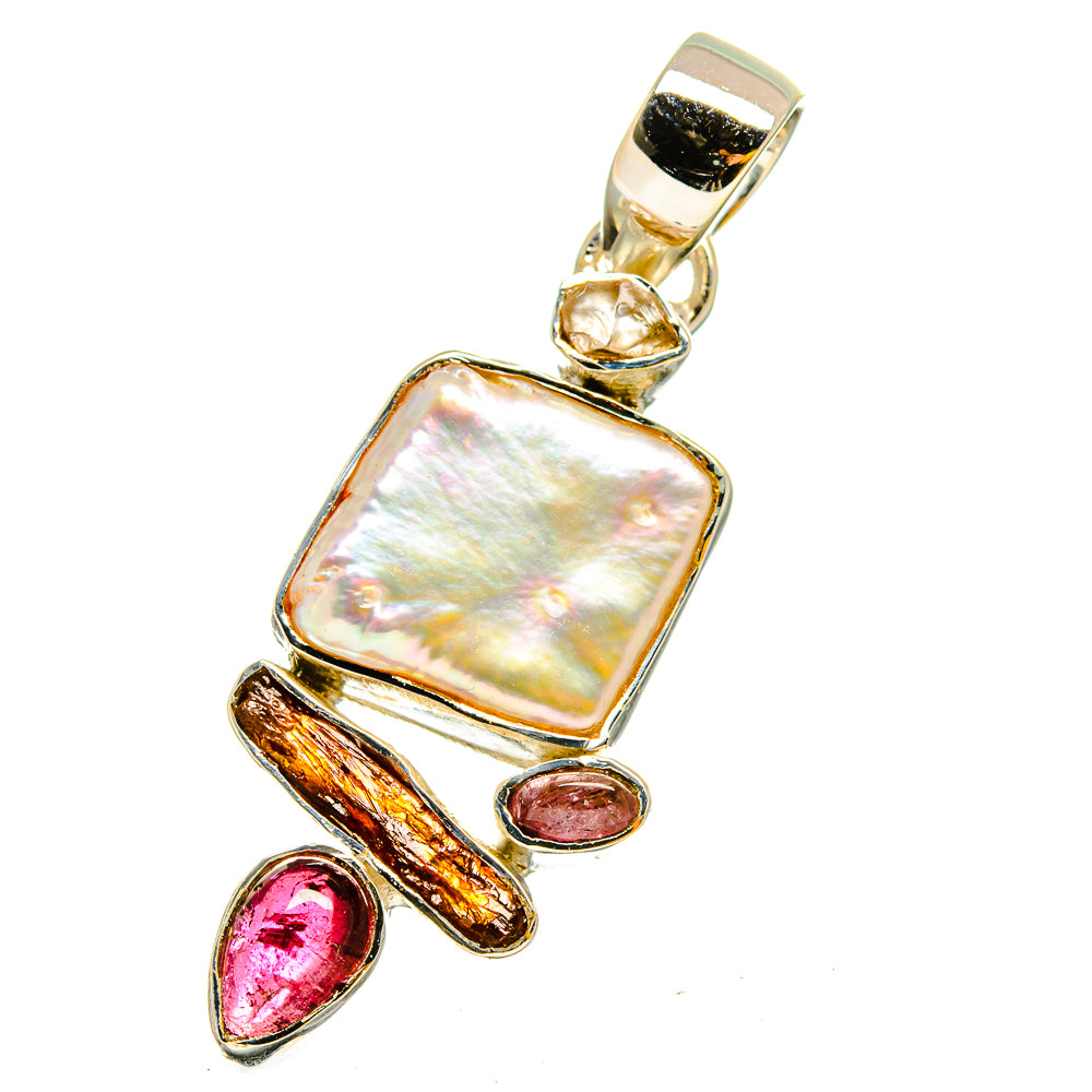 Mother Of Pearl Pendants handcrafted by Ana Silver Co - PD13210