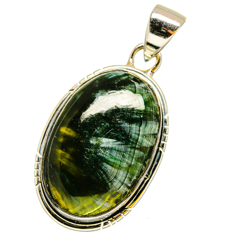 Seraphinite Pendants handcrafted by Ana Silver Co - PD13211
