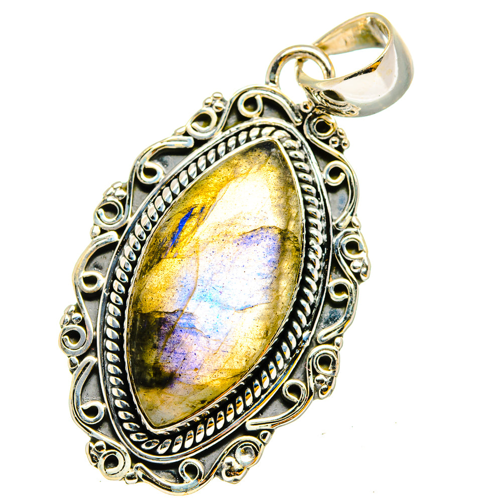 Labradorite Pendants handcrafted by Ana Silver Co - PD13212