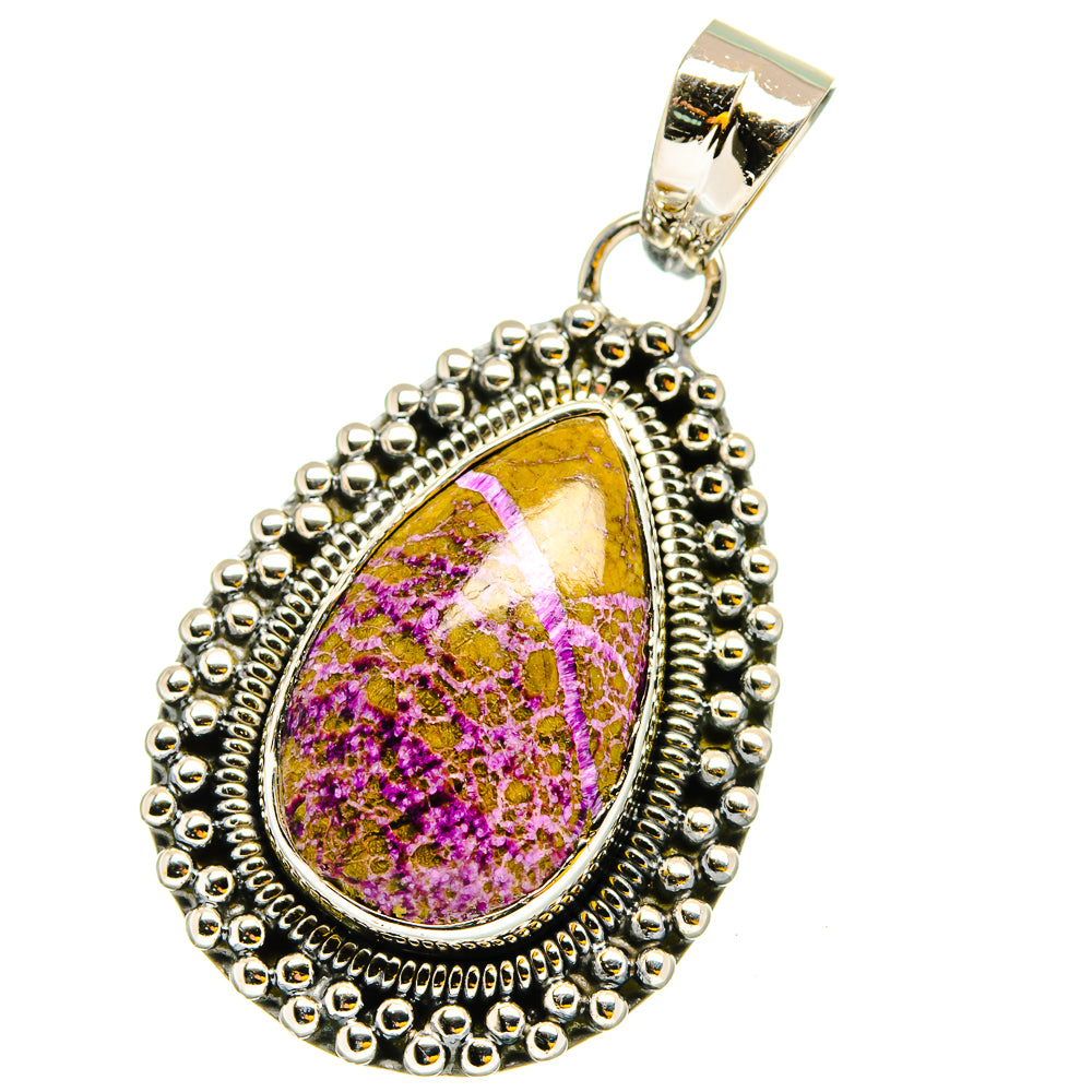 Stichtite Pendants handcrafted by Ana Silver Co - PD13214