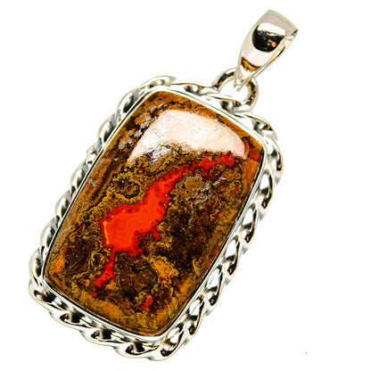 Moroccan Agate Pendants handcrafted by Ana Silver Co - PD13228