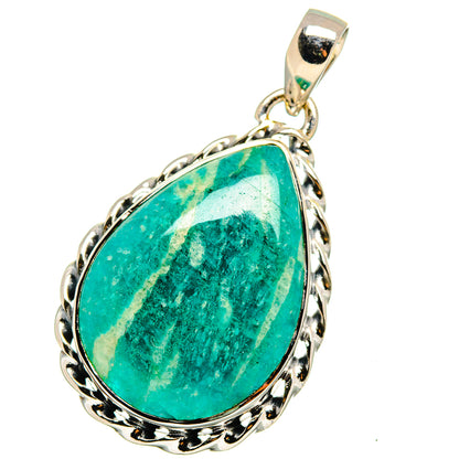 Amazonite Pendants handcrafted by Ana Silver Co - PD13234