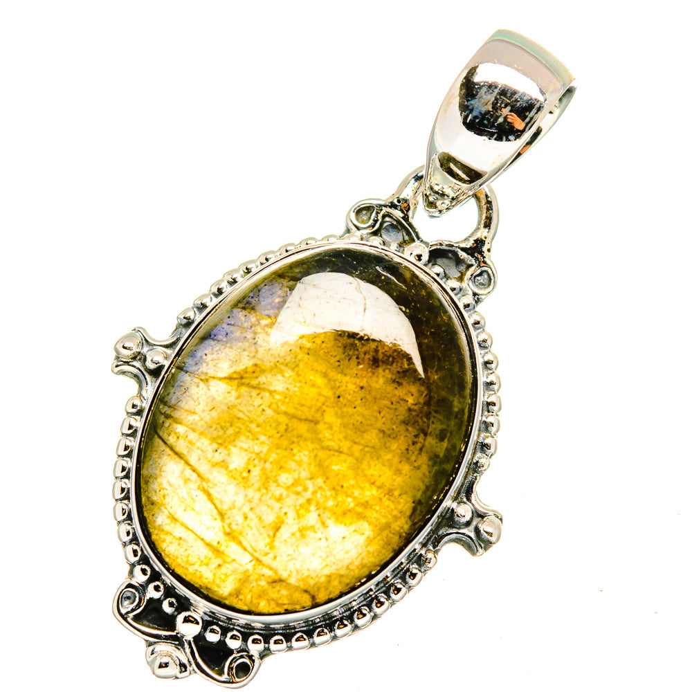 Labradorite Pendants handcrafted by Ana Silver Co - PD13239