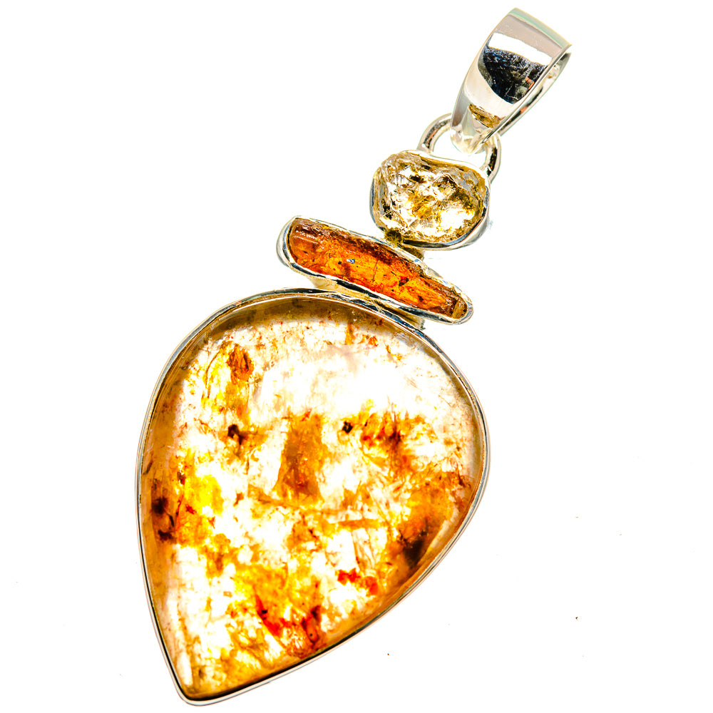 Citrine Pendants handcrafted by Ana Silver Co - PD13244