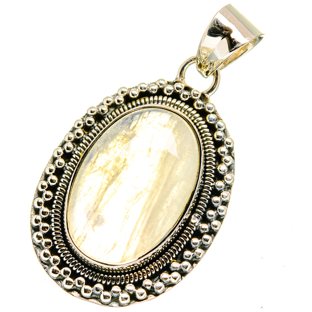 Rainbow Moonstone Pendants handcrafted by Ana Silver Co - PD13245