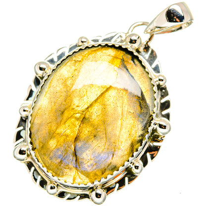 Labradorite Pendants handcrafted by Ana Silver Co - PD13250