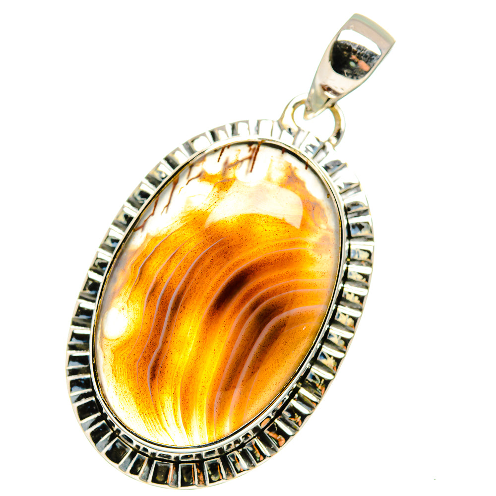 Montana Agate Pendants handcrafted by Ana Silver Co - PD13253
