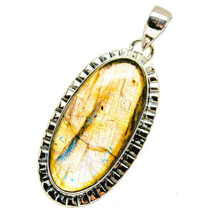 Labradorite Pendants handcrafted by Ana Silver Co - PD13258